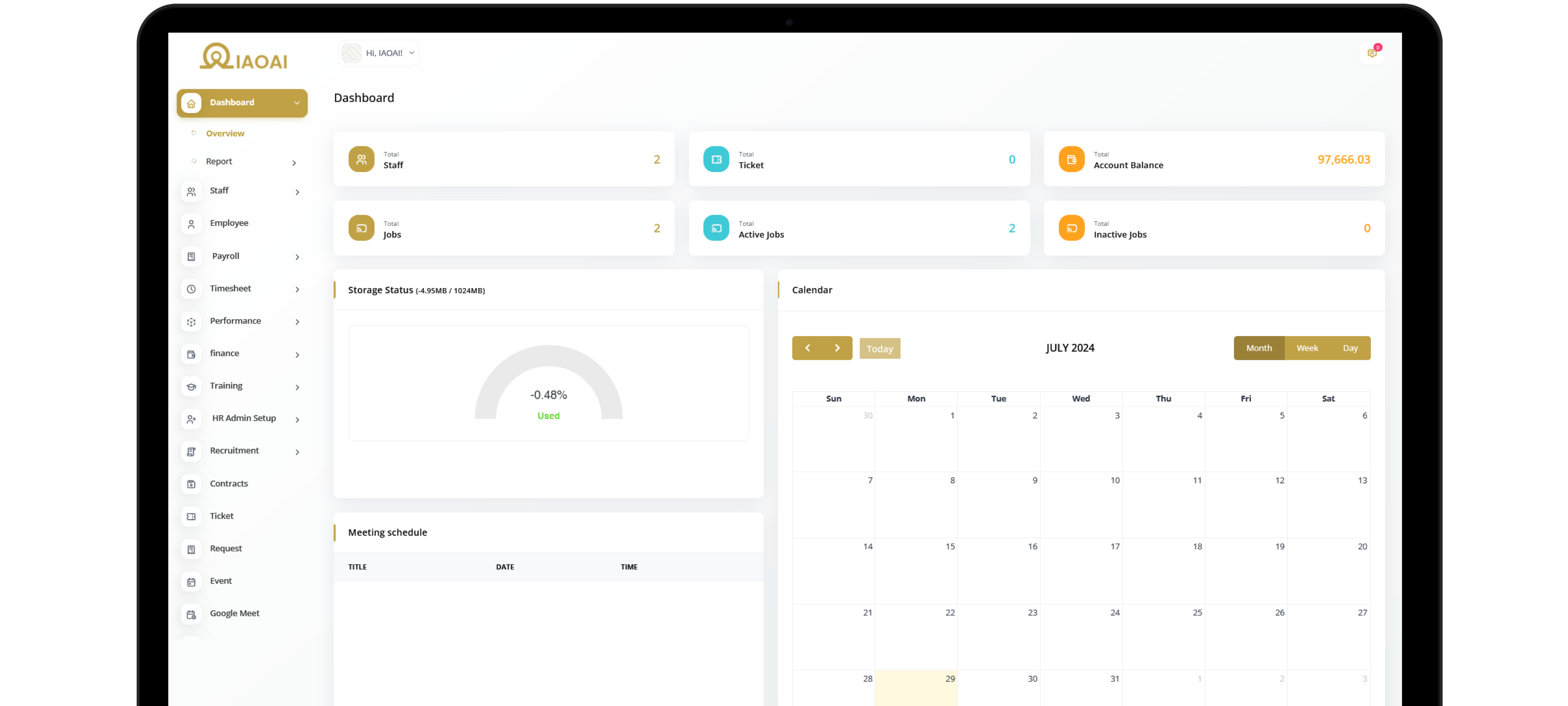 IAOAI HRMS Registo IAOAI HRMS Registo